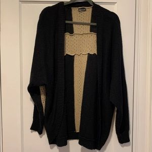 Black cardigan